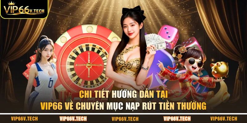 Chi tiết hướng dẫn tại VIP66 về chuyên mục nạp rút tiền thưởng