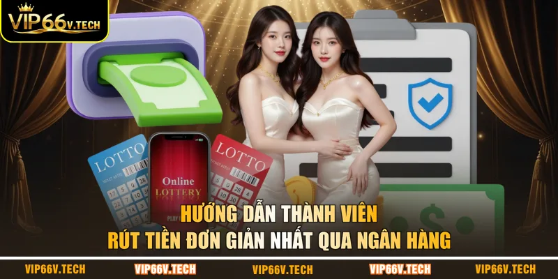 Hướng dẫn thành viên rút tiền đơn giản nhất qua ngân hàng